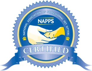 Certified by the National Association of Professional Pet Sitters